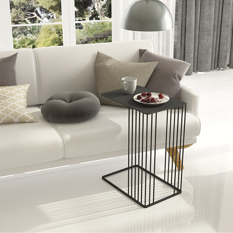 Tavolino laterale rettangolare della fascia alta rettangolare della metà secolo da 17,7 pollici