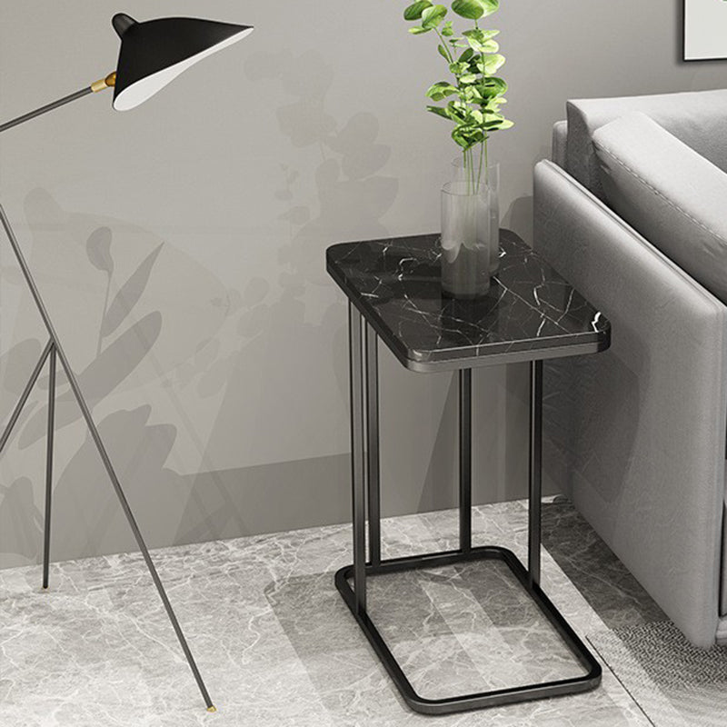 Tavolino laterale rettangolare della fascia alta rettangolare della metà secolo da 17,7 pollici