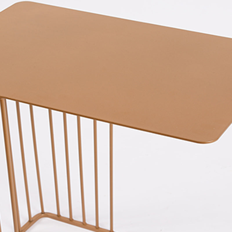 Tavolino laterale rettangolare della fascia alta rettangolare della metà secolo da 17,7 pollici