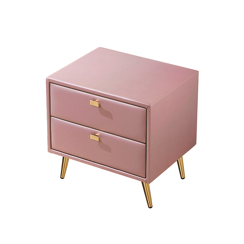 Moderner Holznachttisch 18,5 "/19.6" groß 2 - Schublade Nachttisch