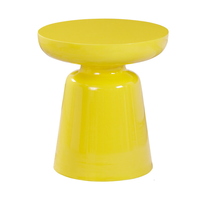 Material de estilo moderno Selección multicolor de mesita de noche redonda