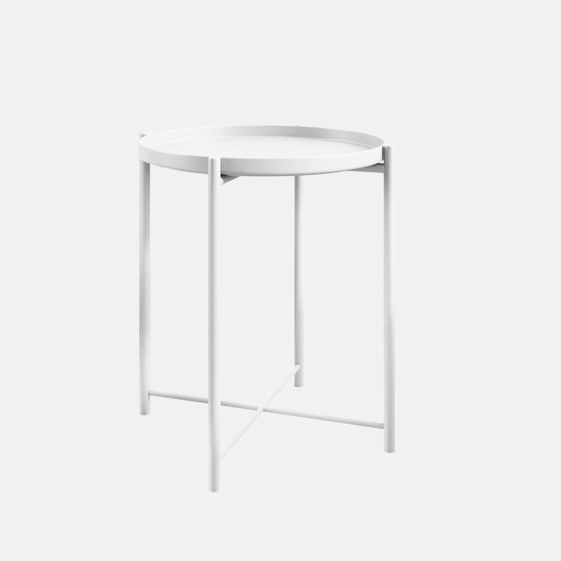 Wit/groen/zwart/geel 4 poten moderne stijl metalen ijzeren nachtkastje