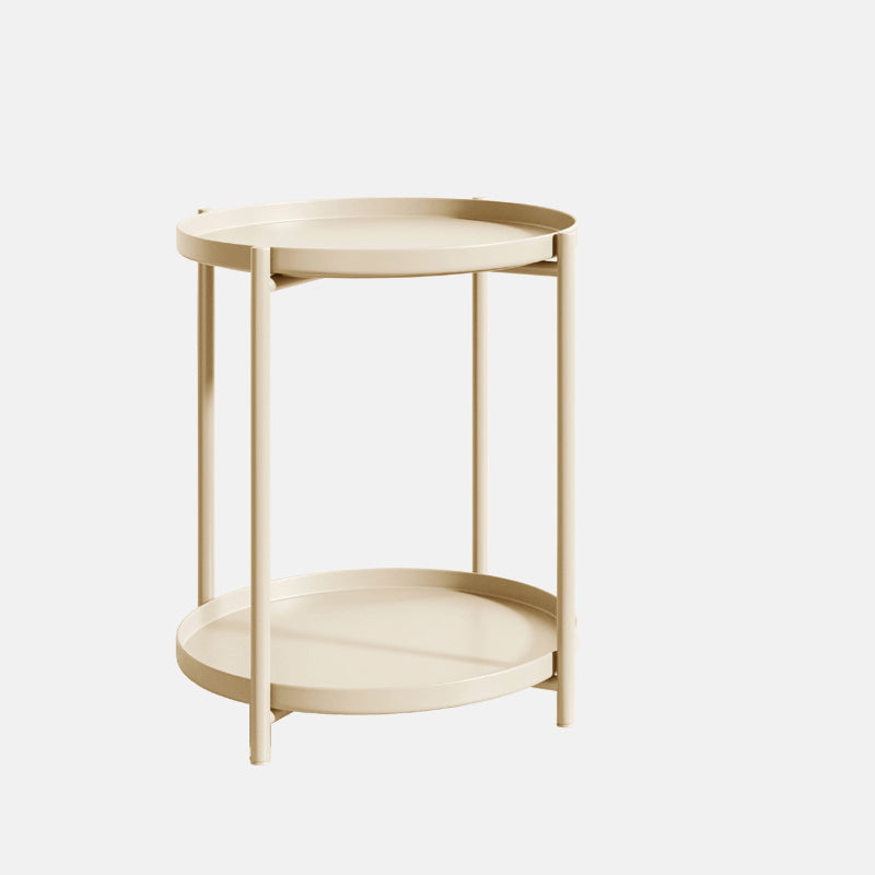 Wit/groen/zwart/geel 4 poten moderne stijl metalen ijzeren nachtkastje