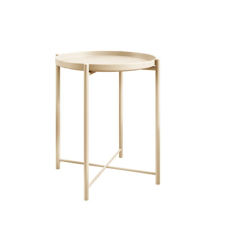 Wit/groen/zwart/geel 4 poten moderne stijl metalen ijzeren nachtkastje