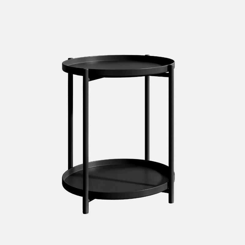 Wit/groen/zwart/geel 4 poten moderne stijl metalen ijzeren nachtkastje