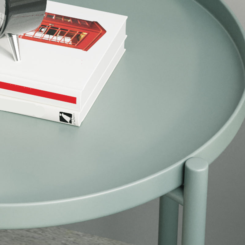 Wit/groen/zwart/geel 4 poten moderne stijl metalen ijzeren nachtkastje