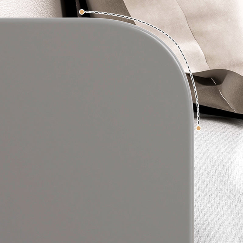 Nightand en bois avec tiroir /16.5"20.8" Tablette de nuit en marron / noir / blanc