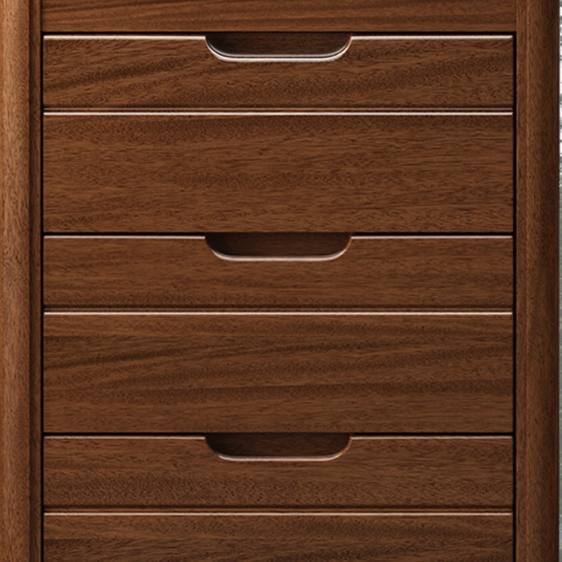 3つの引き出し付き農家のソリッドウッドナイトスタンド26.77 "背の高いナイトテーブル