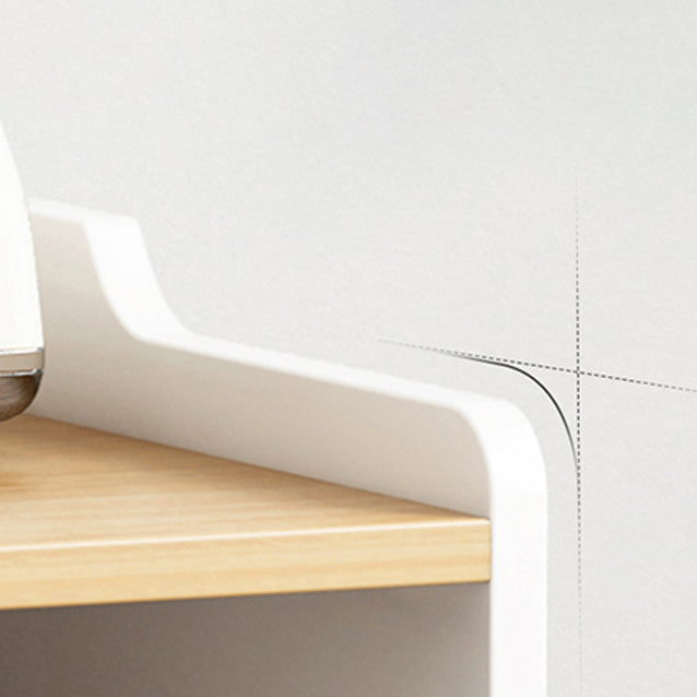 Scheda in legno ingegnerizzato in stile moderno con porta e cassetto