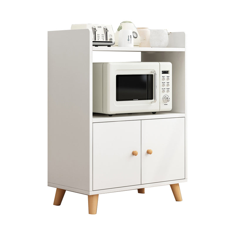 Scheda in legno ingegnerizzato in stile moderno con porta e cassetto