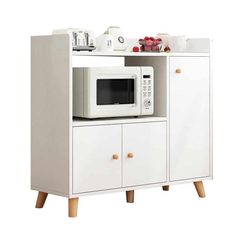 Scheda in legno ingegnerizzato in stile moderno con porta e cassetto