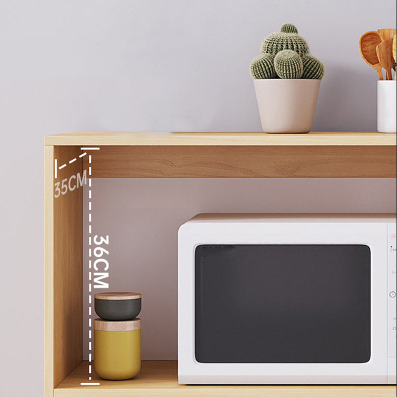 Scheda in legno ingegnerizzato in stile moderno con porta e cassetto