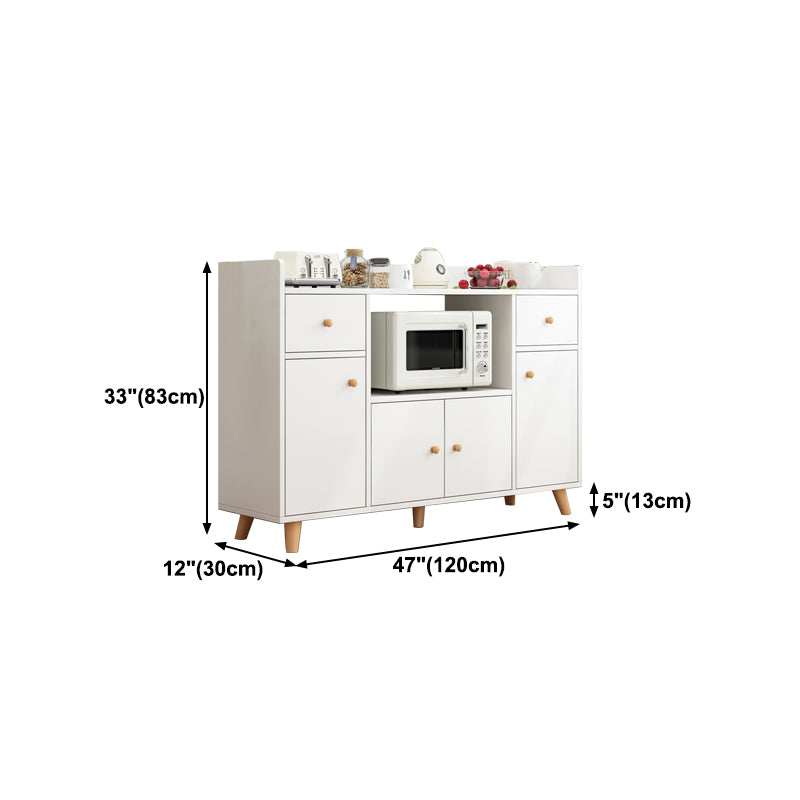 Scheda in legno ingegnerizzato in stile moderno con porta e cassetto