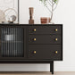 Sideboard da pranzo rettangolo moderno moderno mobile in legno