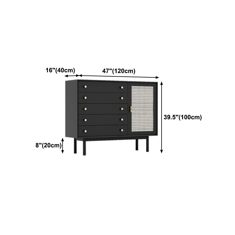 Sideboard da pranzo rettangolo moderno moderno mobile in legno