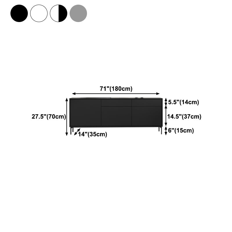 Hölzerne Rechteck Sideboardschrank moderne Küche Sideboard für Zuhause
