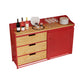 Sideboard in stile moderno Sideboard a 3 cassetti con porta scorrevole per soggiorno