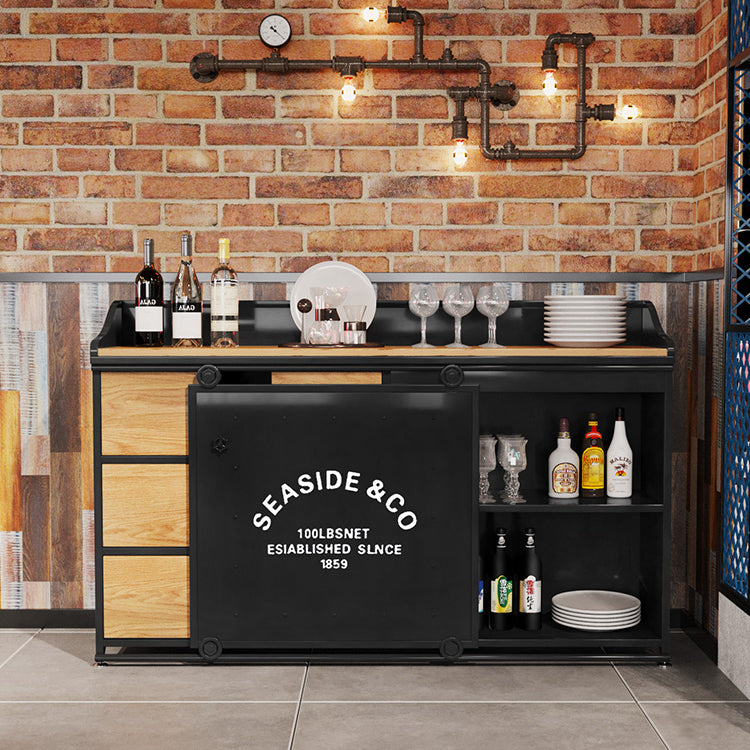 Sideboard in stile moderno Sideboard a 3 cassetti con porta scorrevole per soggiorno