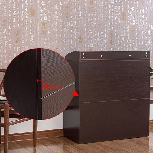 Scheda in legno ingegnerizzato in ingegnerizzazione della scheda glam con porta e cassetto per uso domestico