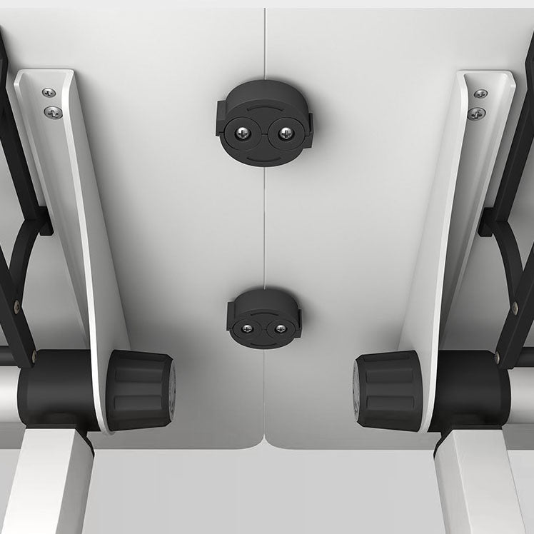 Contemporary Manufactured Wood Office Desk Rectangular Desk with Wheels Clearhalo 'furn' 'furn_office_desk' 'Furniture' 'Office Desks' 'Office Furniture' 'office_desk' 5471352