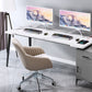 Contemporary Office Desk Home Writing Desk with Drawer and Cabinet Clearhalo 'furn' 'furn_office_desk' 'Furniture' 'Office Desks' 'Office Furniture' 'office_desk' 5471595