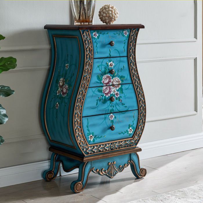 Vaasvorm houten lingerie borst traditionele stijl slaapkamer verticale opbergkast