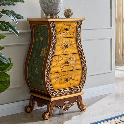 Vaasvorm houten lingerie borst traditionele stijl slaapkamer verticale opbergkast