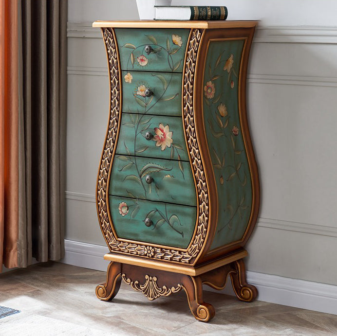 Vaasvorm houten lingerie borst traditionele stijl slaapkamer verticale opbergkast