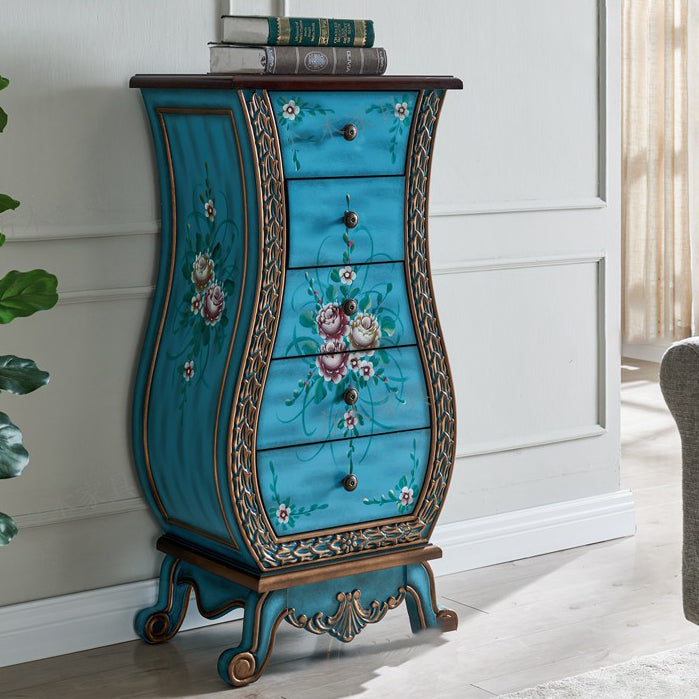 Vaasvorm houten lingerie borst traditionele stijl slaapkamer verticale opbergkast