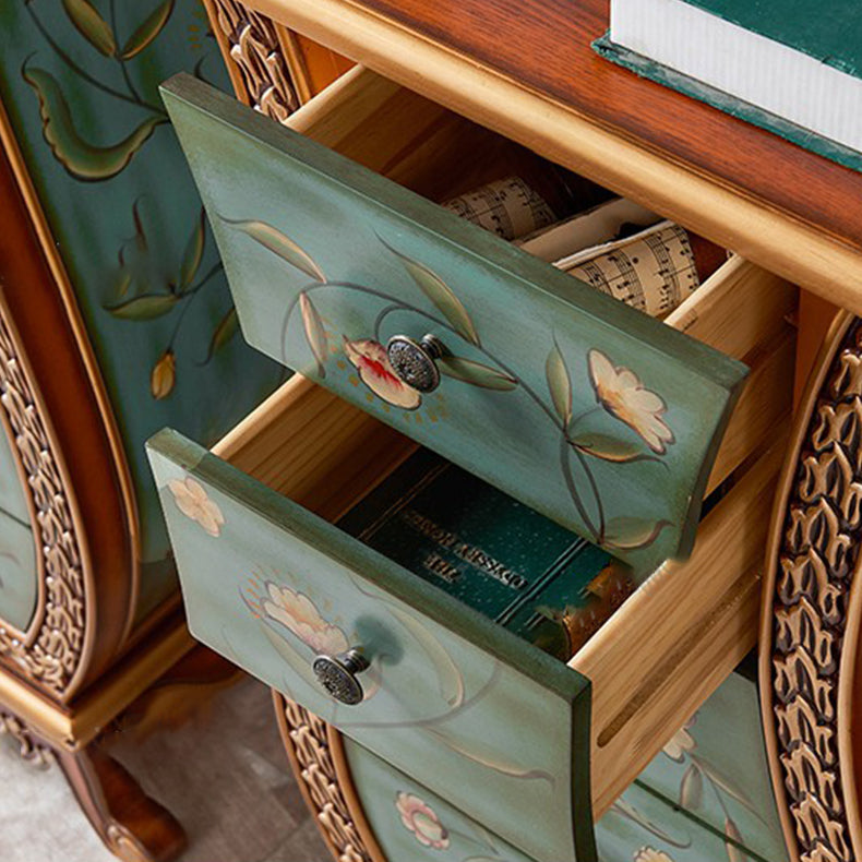 Vaasvorm houten lingerie borst traditionele stijl slaapkamer verticale opbergkast