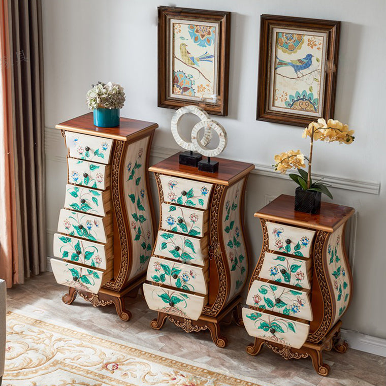 Vaasvorm houten lingerie borst traditionele stijl slaapkamer verticale opbergkast