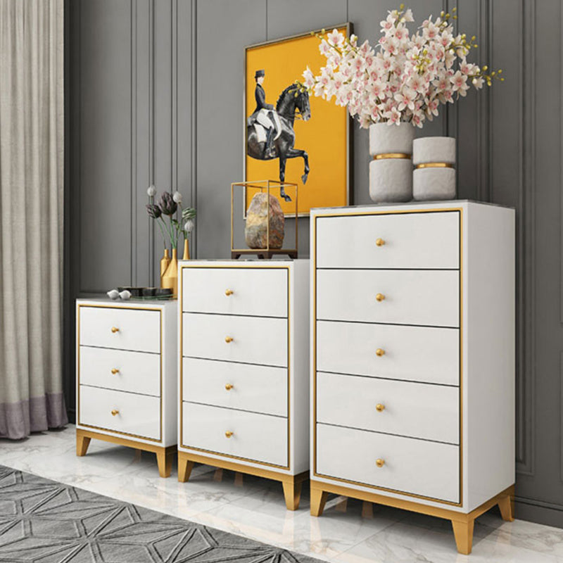 3/4/5引き出し木製ランジェリーチェストモダンな寝室の垂直貯蔵箱