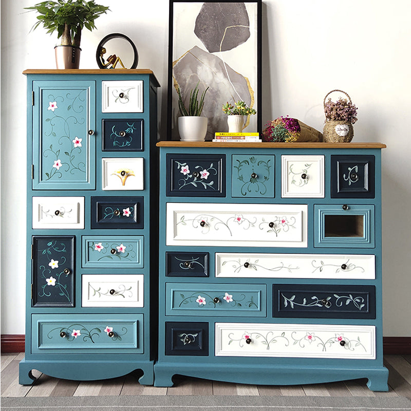 Houten opbergkast dressoir retro stijl slaapkamer opbergkast met laden