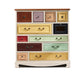 Wooden Storage Chest Dresser Retro Style Bedroom Storage Chest with Drawers