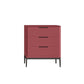 3 / 4 / 5 Drawers Wooden Storage Chest Dresser Modern Style Bedroom Chest 20"L x 16"W x 24"H Purple-Red Clearhalo 'Bedroom Furniture' 'Dressers & Chests' 'dressers_chests' 'furn' 'furn_dressers_chests' 'Furniture' 5471708