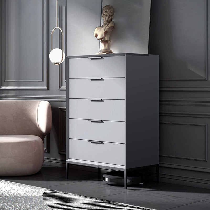 3 / 4 / 5 Drawers Wooden Storage Chest Dresser Modern Style Bedroom Chest Clearhalo 'Bedroom Furniture' 'Dressers & Chests' 'dressers_chests' 'furn' 'furn_dressers_chests' 'Furniture' 5471711