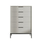 3 / 4 / 5 Drawers Wooden Storage Chest Dresser Modern Style Bedroom Chest Clearhalo 'Bedroom Furniture' 'Dressers & Chests' 'dressers_chests' 'furn' 'furn_dressers_chests' 'Furniture' 5471715