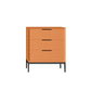 3 / 4 / 5 Drawers Wooden Storage Chest Dresser Modern Style Bedroom Chest 20"L x 16"W x 24"H Orange Clearhalo 'Bedroom Furniture' 'Dressers & Chests' 'dressers_chests' 'furn' 'furn_dressers_chests' 'Furniture' 5471719
