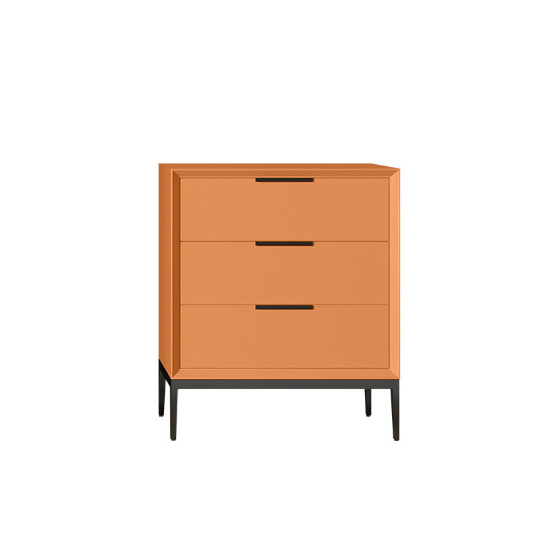 3 / 4 / 5 Drawers Wooden Storage Chest Dresser Modern Style Bedroom Chest 20"L x 16"W x 24"H Orange Clearhalo 'Bedroom Furniture' 'Dressers & Chests' 'dressers_chests' 'furn' 'furn_dressers_chests' 'Furniture' 5471719