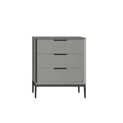 3 / 4 / 5 Drawers Wooden Storage Chest Dresser Modern Style Bedroom Chest 20"L x 16"W x 24"H Dark Gray Clearhalo 'Bedroom Furniture' 'Dressers & Chests' 'dressers_chests' 'furn' 'furn_dressers_chests' 'Furniture' 5471724