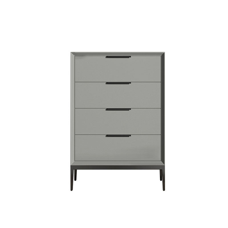 3 / 4 / 5 Drawers Wooden Storage Chest Dresser Modern Style Bedroom Chest 20"L x 16"W x 30"H Dark Gray Clearhalo 'Bedroom Furniture' 'Dressers & Chests' 'dressers_chests' 'furn' 'furn_dressers_chests' 'Furniture' 5471725