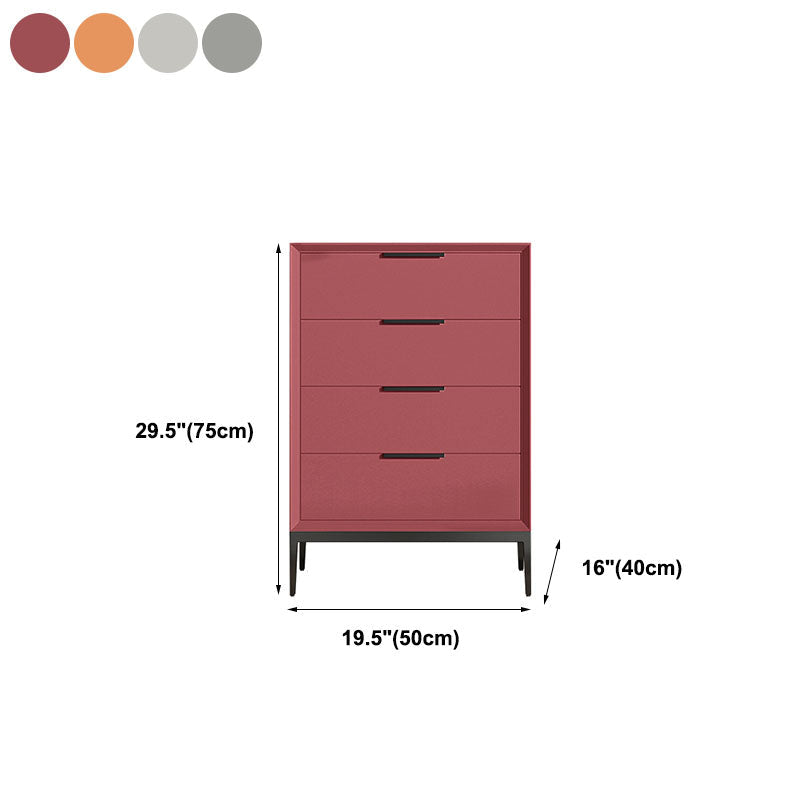 3 / 4 / 5 Drawers Wooden Storage Chest Dresser Modern Style Bedroom Chest Clearhalo 'Bedroom Furniture' 'Dressers & Chests' 'dressers_chests' 'furn' 'furn_dressers_chests' 'Furniture' 5471728