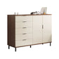Bedroom Wooden Storage Chest Dresser Modern Style Storage Chest with Drawers 47"L x 14"W x 37"H Walnut Clearhalo 'Bedroom Furniture' 'Dressers & Chests' 'dressers_chests' 'furn' 'furn_dressers_chests' 'Furniture' 5471741