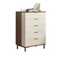 Bedroom Wooden Storage Chest Dresser Modern Style Storage Chest with Drawers 24"L x 14"W x 37"H Walnut White Clearhalo 'Bedroom Furniture' 'Dressers & Chests' 'dressers_chests' 'furn' 'furn_dressers_chests' 'Furniture' 5471752
