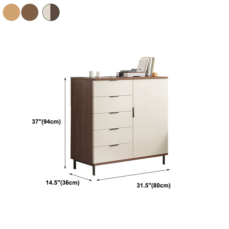 Bedroom Wooden Storage Chest Dresser Modern Style Storage Chest with Drawers Clearhalo 'Bedroom Furniture' 'Dressers & Chests' 'dressers_chests' 'furn' 'furn_dressers_chests' 'Furniture' 5471756