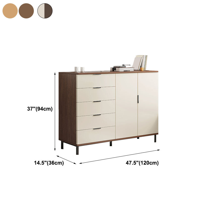 Bedroom Wooden Storage Chest Dresser Modern Style Storage Chest with Drawers Clearhalo 'Bedroom Furniture' 'Dressers & Chests' 'dressers_chests' 'furn' 'furn_dressers_chests' 'Furniture' 5471758