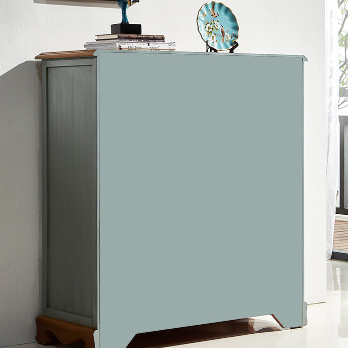 Slaapkamer houten opbergkist retro opbergkast dressoir met multi -laden