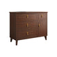 Classic Glam Wood Dresser Bruin Dresser met lade voor slaapkamer