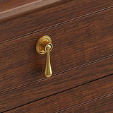 Classic Glam Wood Dresser Brown Dresser with Drawer for Bedroom