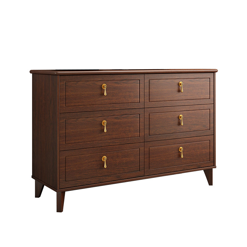 Classic Glam Wood Dresser Bruin Dresser met lade voor slaapkamer